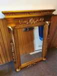 Barokowe Lustro 133 x 97 Retro Vintage Glamour Solidna drewniana rama