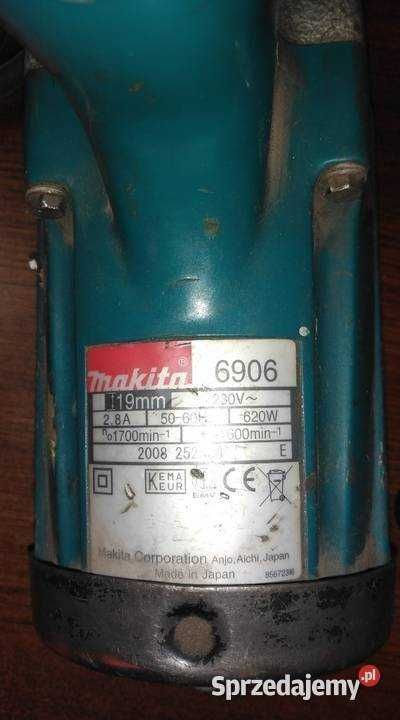 Klucz udarowy Makita 6906 + osprzęt 620W