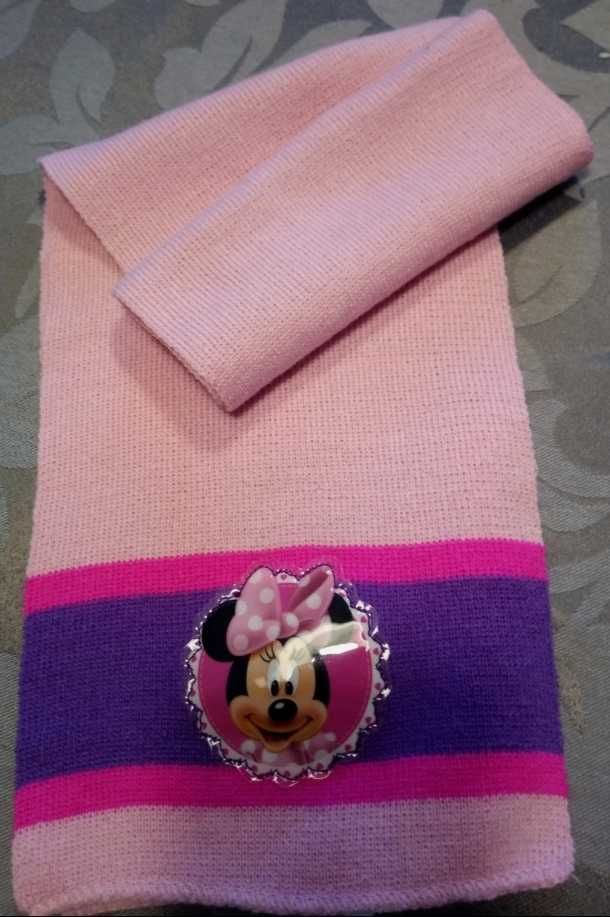 Cachecol e gorro da Minnie