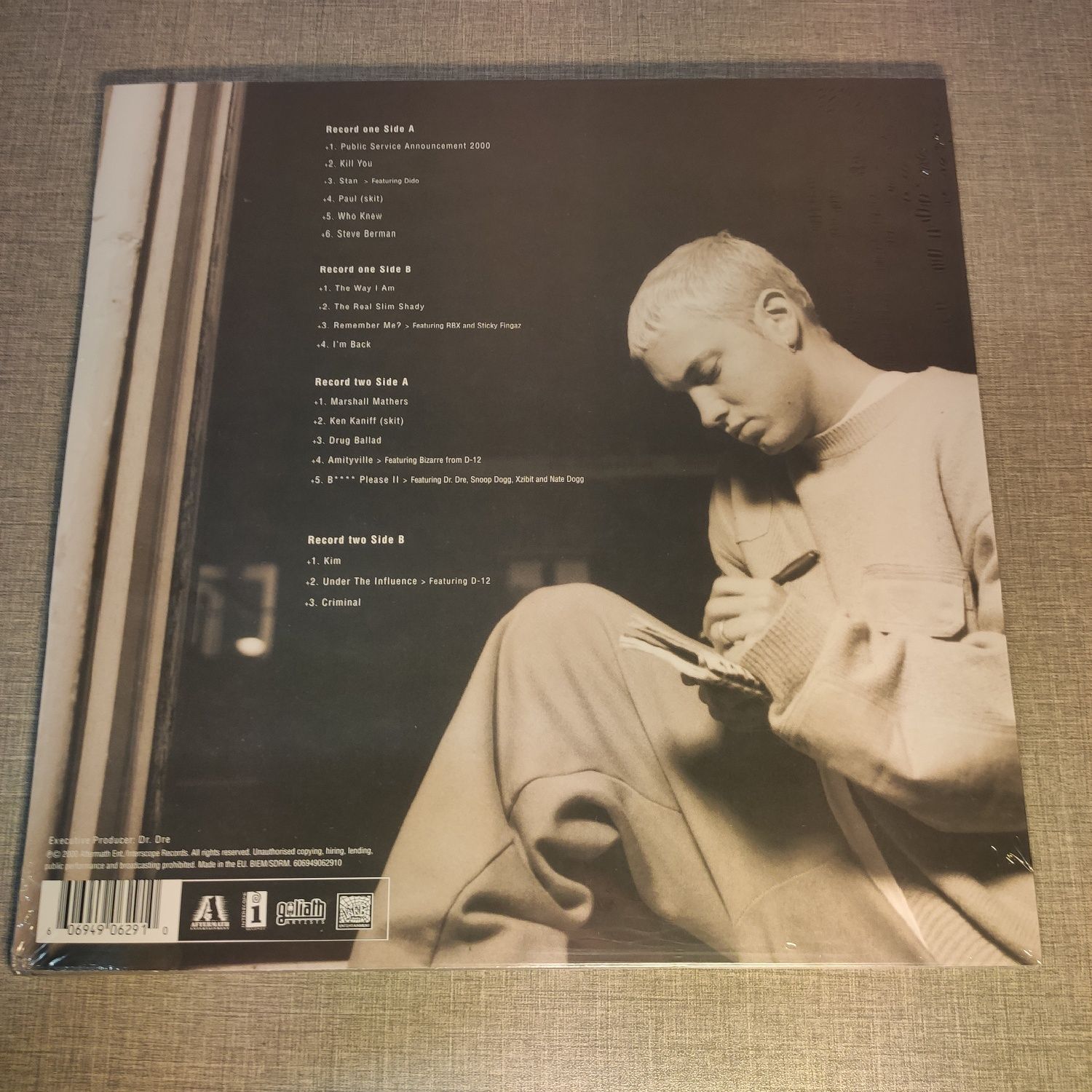 Eminem : The Marshall Mathers LP (2LP)  Винил Вініл Платівка Пластинка