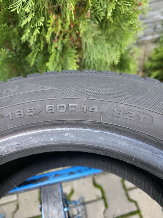 4szt zima 185/60-14 2x Zeetex 82T 6.8mm + 2x Dębica 82T 6mm