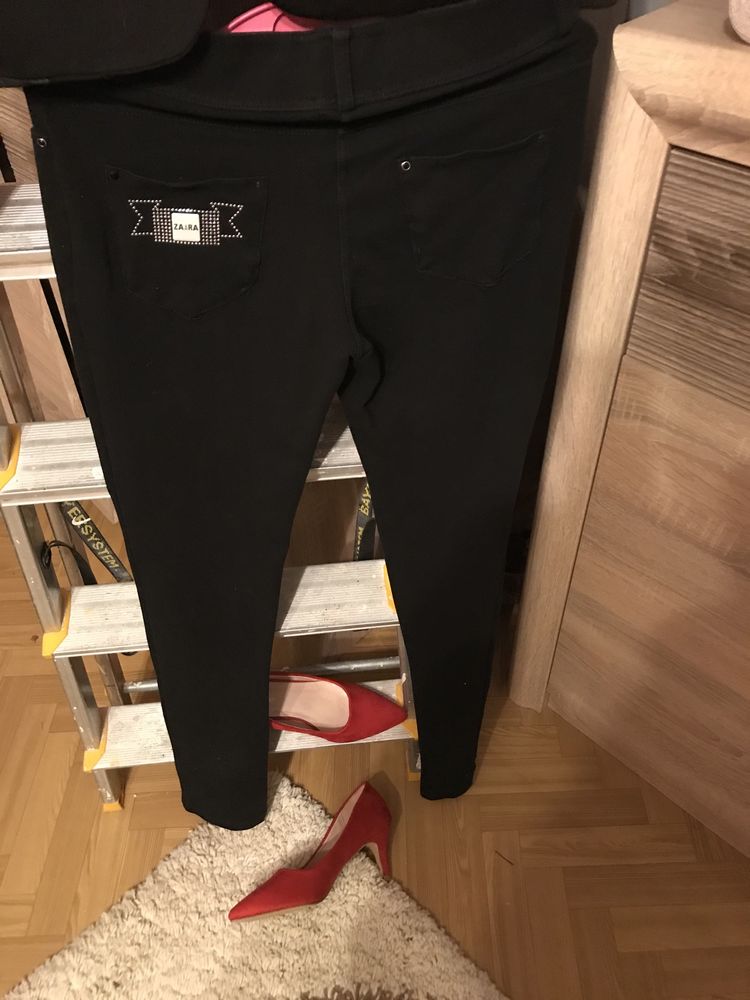 Leginsy/ spodnie czarne Zara, roz. S