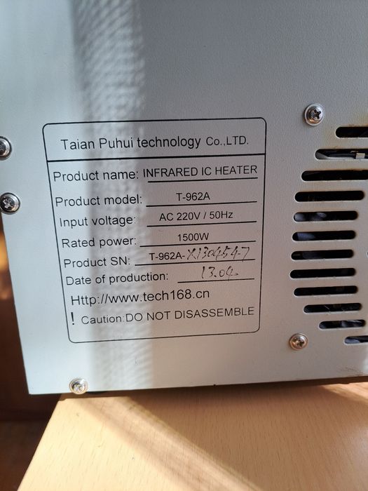 Piec do lutowania pcb bga T-962A Puhui