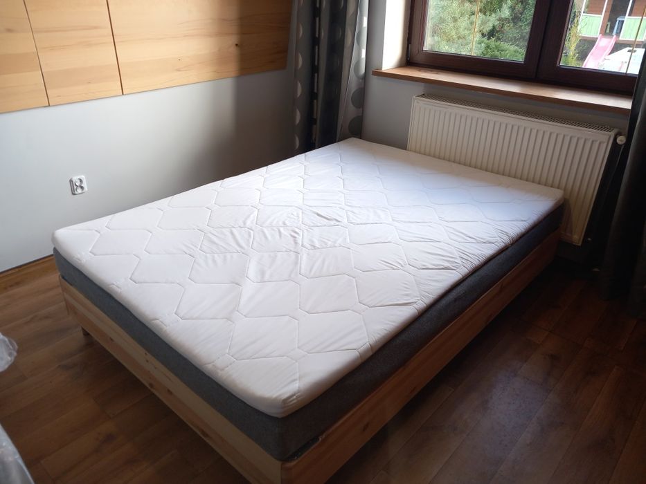 Nowy 1/2 Ceny Materac sprężyny + mata na materac 2w1 Ikea BLÅFJÄLLET