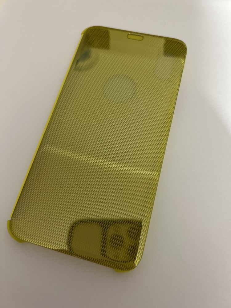 Etui Clear View iphone xs max | żółte