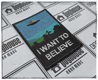 Нашивка  "I Want To Believe" X-Files  Секретные Материалы