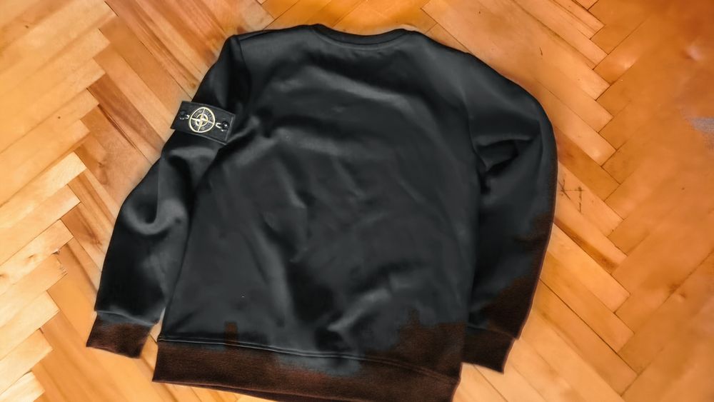 Новая чёрная кофта STONE ISLAND, размер M