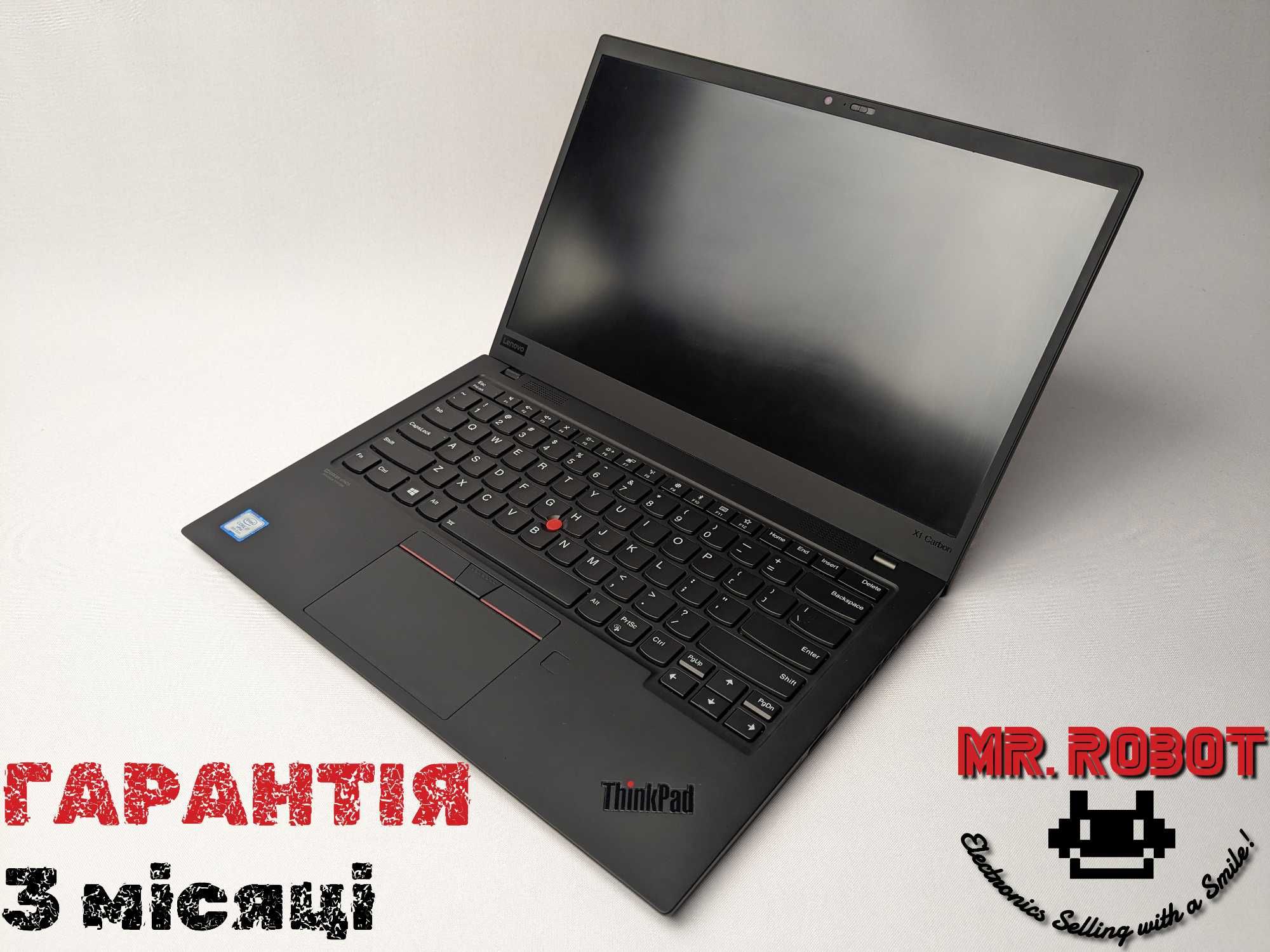 Ноутбук Lenovo ThinkPad X1 Carbon 7gen. i7-8665U 16/256 gb IPS НОВИЙ?