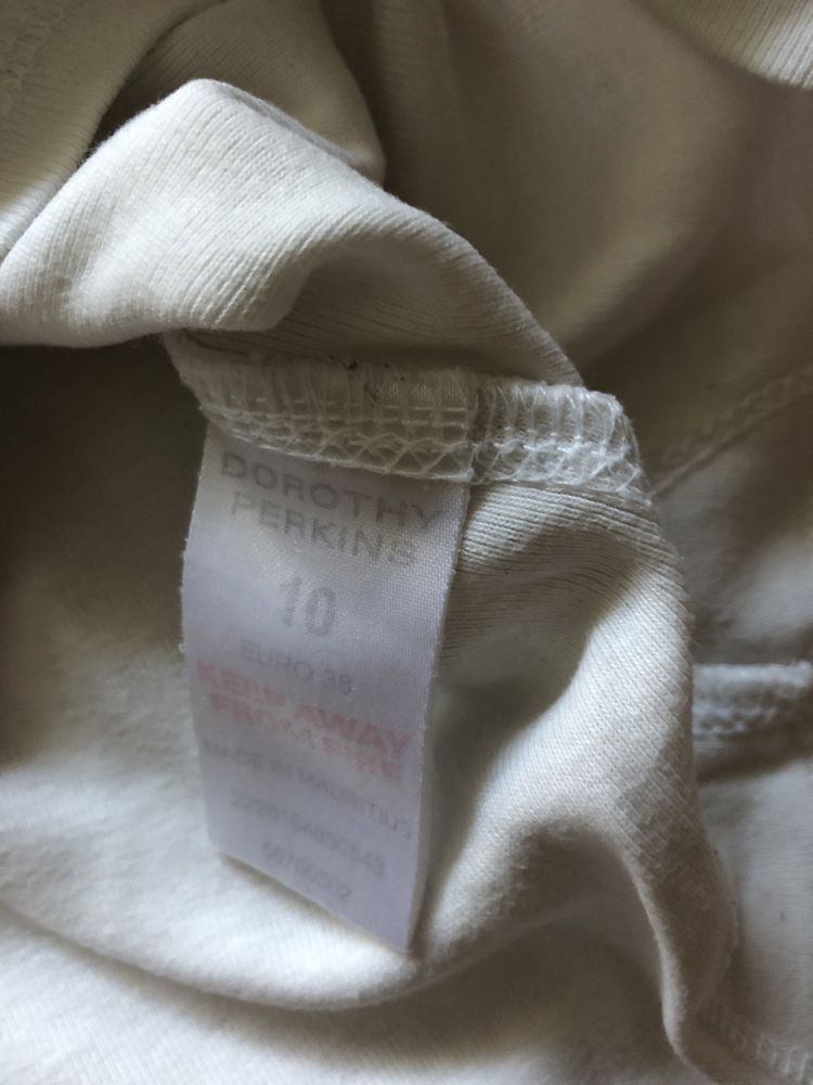 Koszulka biała na wf dla dziewczynki dorothy perkins