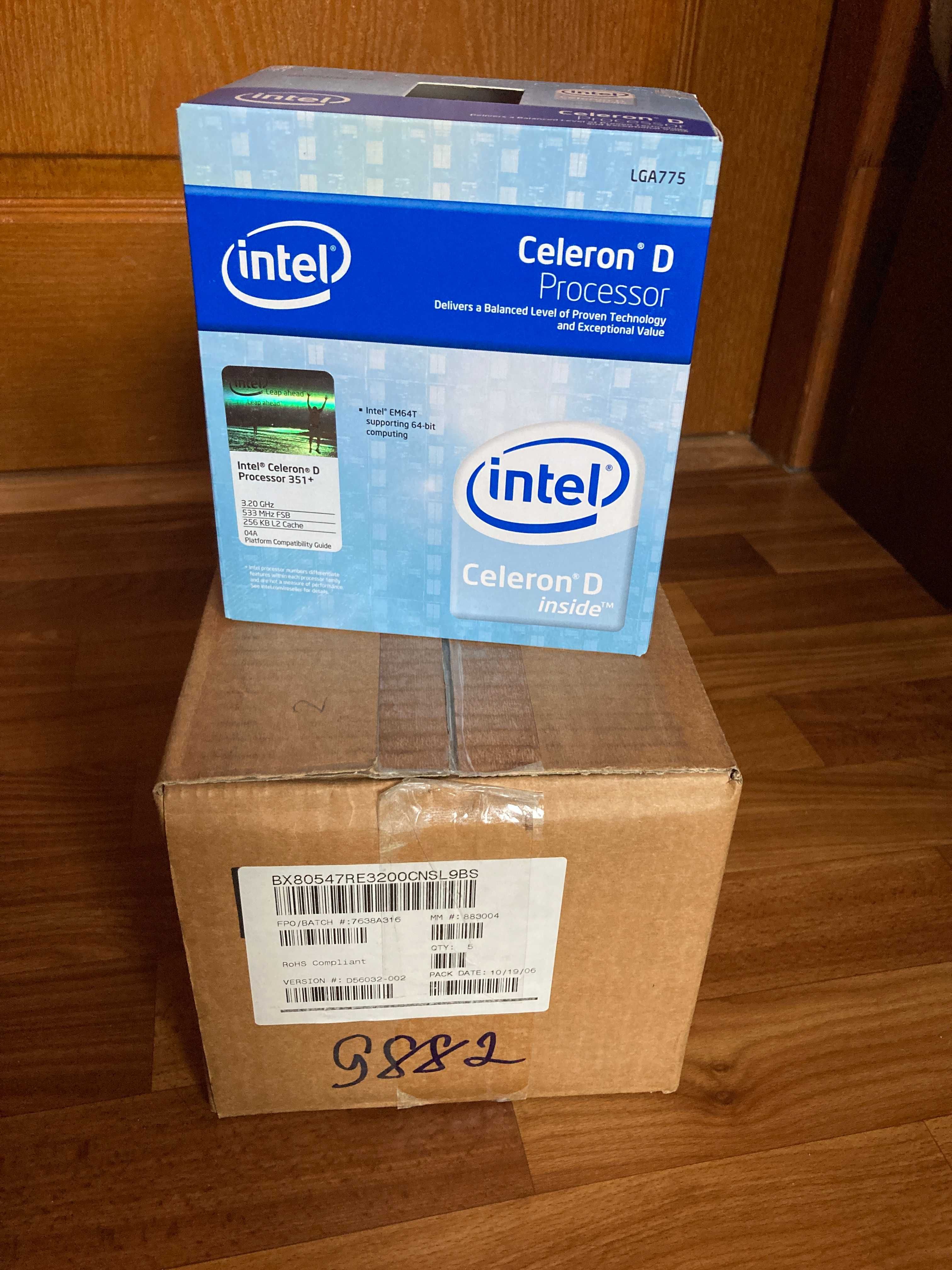 Раритет Процессор Intel Celeron D351 S775 НОВЫЙ
