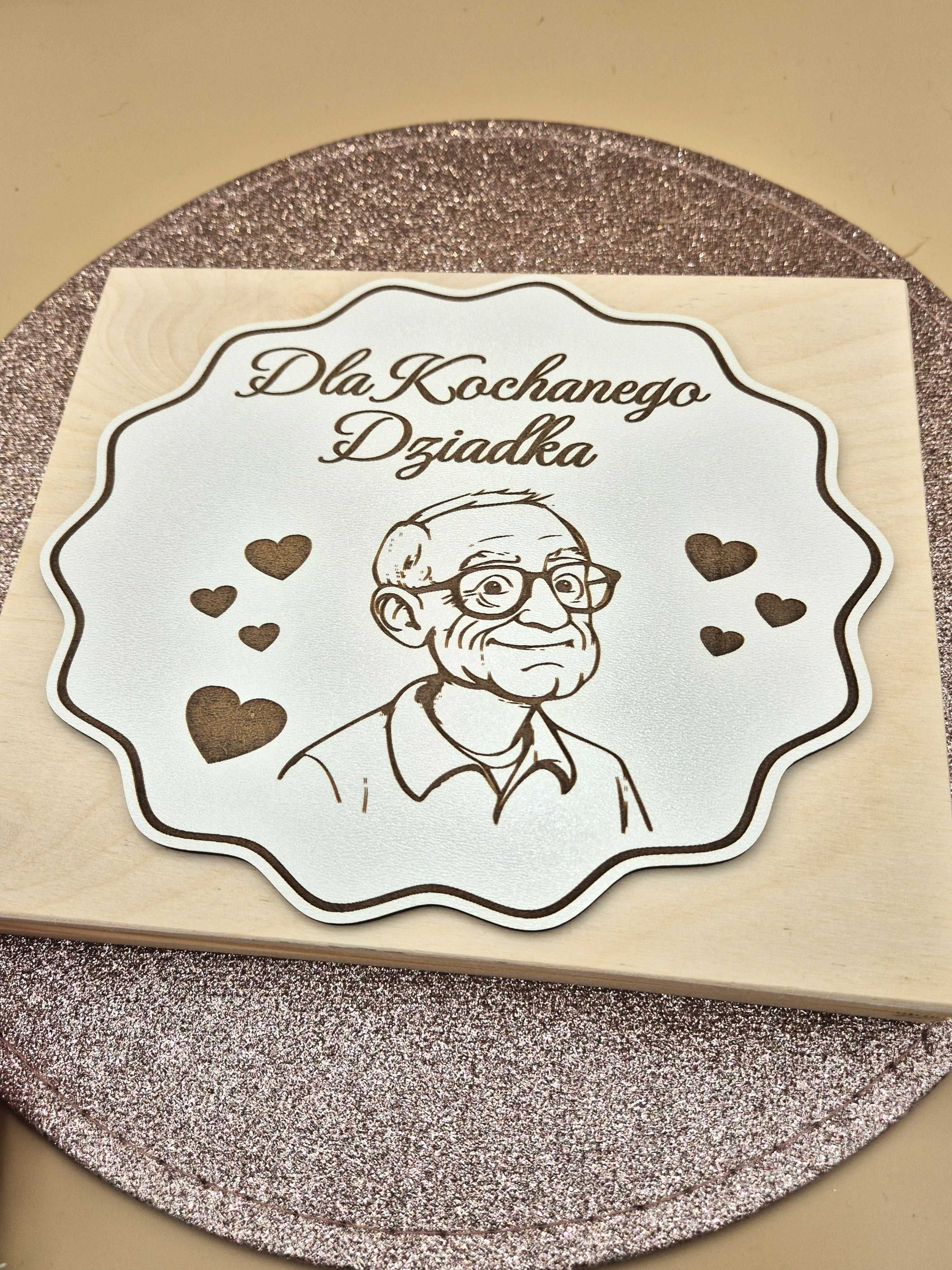 Pudełko na Merci Dzień Dziadka dla dziadka grawer personalizowane
