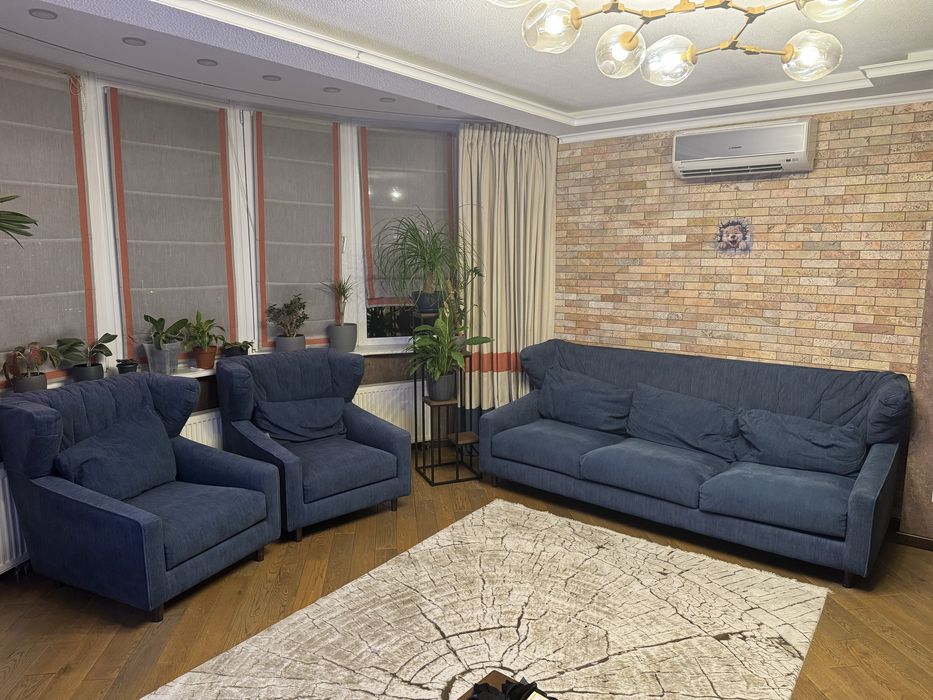 Диван Blanche Milton +2 кресла