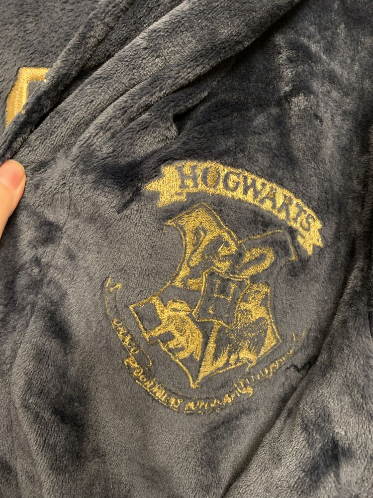 Nowy z metką granatowy szlafrok Harry Potter S