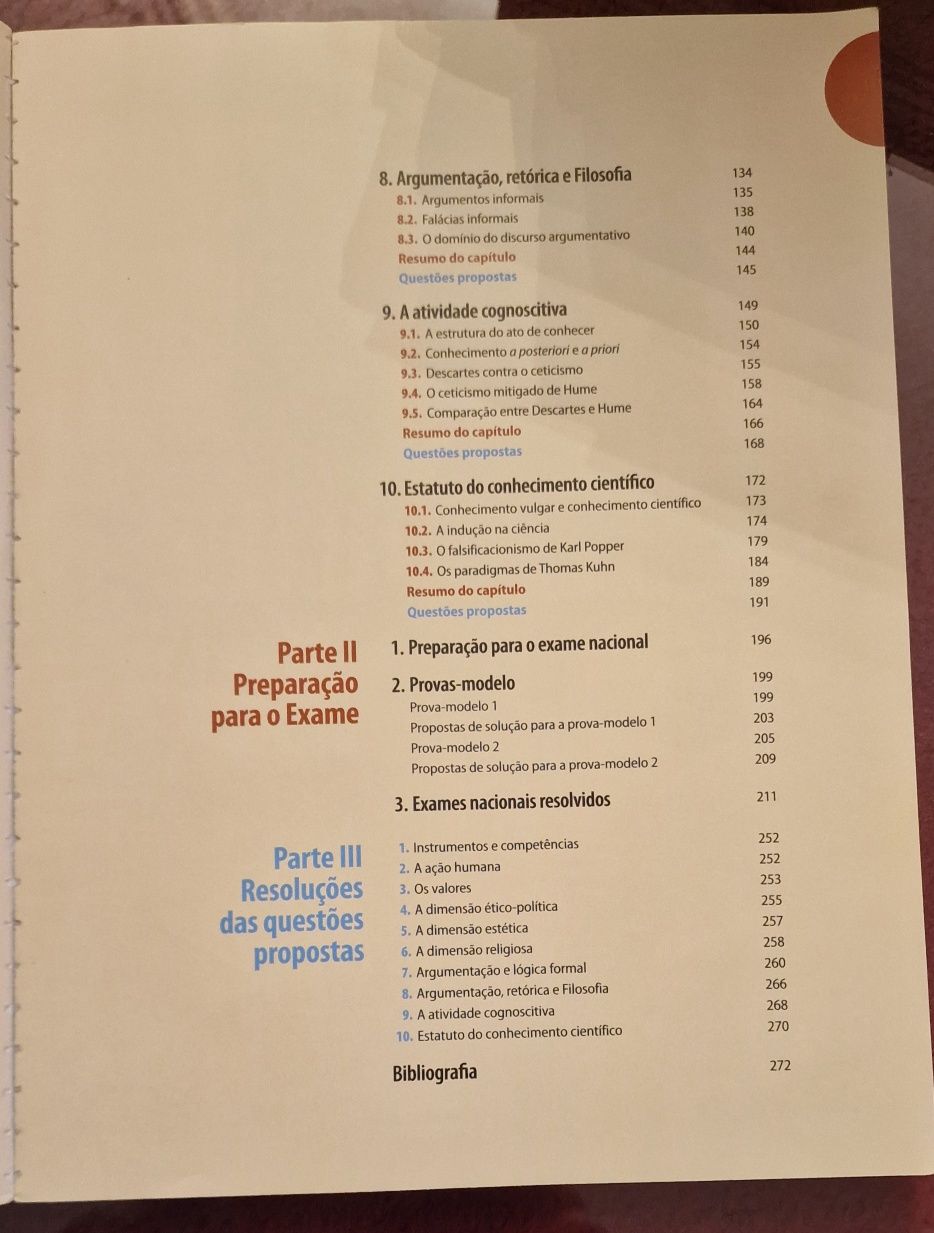 Filosofia 11° ano - Preparar para o Exame Final Nacional