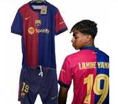 Strój FC Barcelona Lamine Yamal Komplet dla dzieci Wybór Rozmiarów