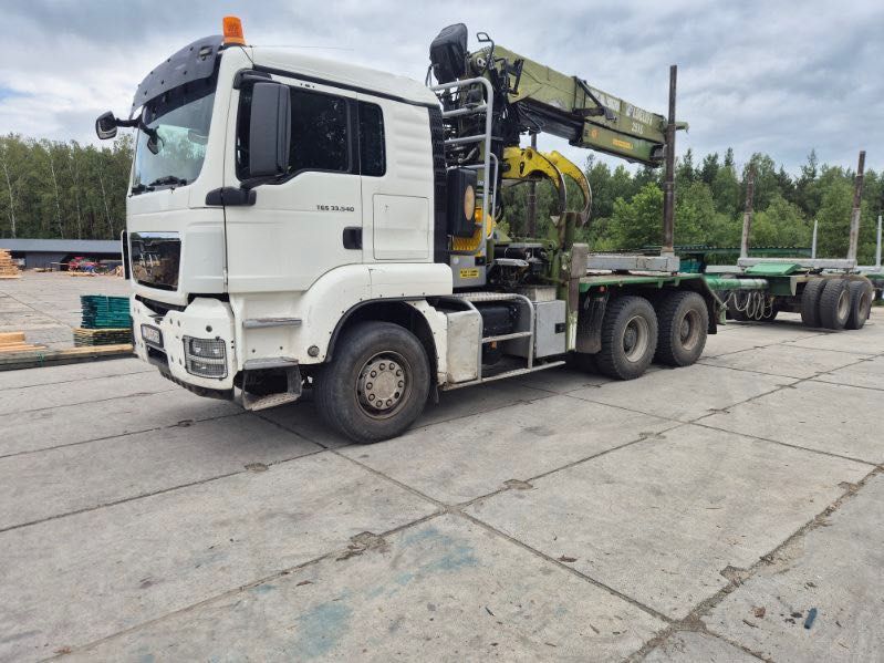 MAN TGS 33.540 z przyczepą DIEBOLT