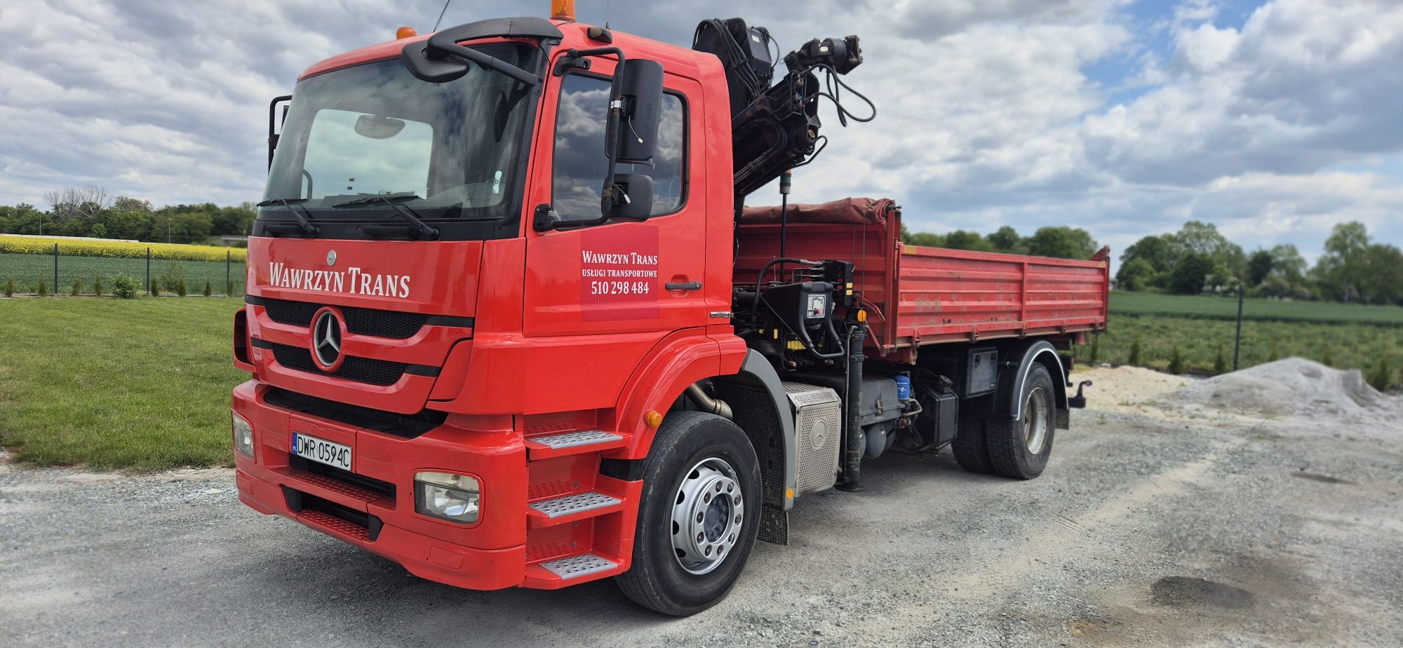 Mercedes Axor HDS Hiab 111 Wywrotka