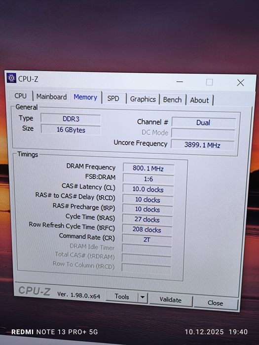 Pamięć RAM DDR3 16GB (2x8) 1600 CL10 Kingston HyperX Red