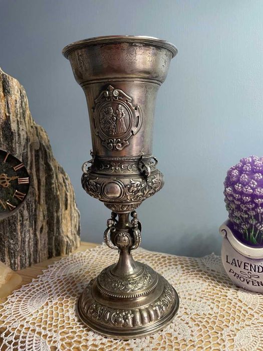 Srebro , puchar strzelecki z Frauenfeld 1890 rok .