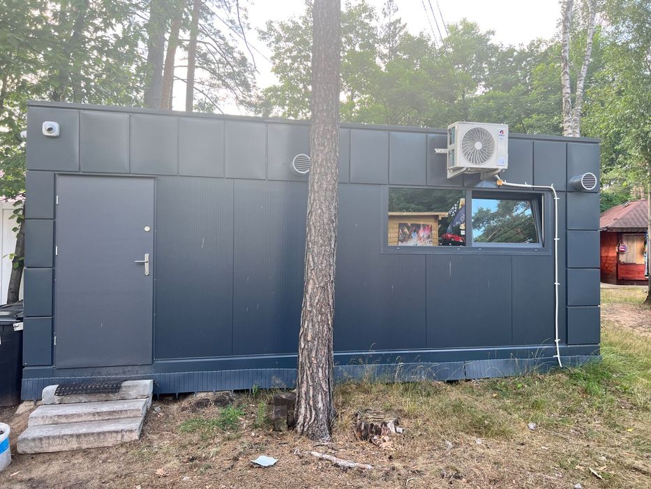 Pawilon gastronomiczny z wyposażeniem, 35m