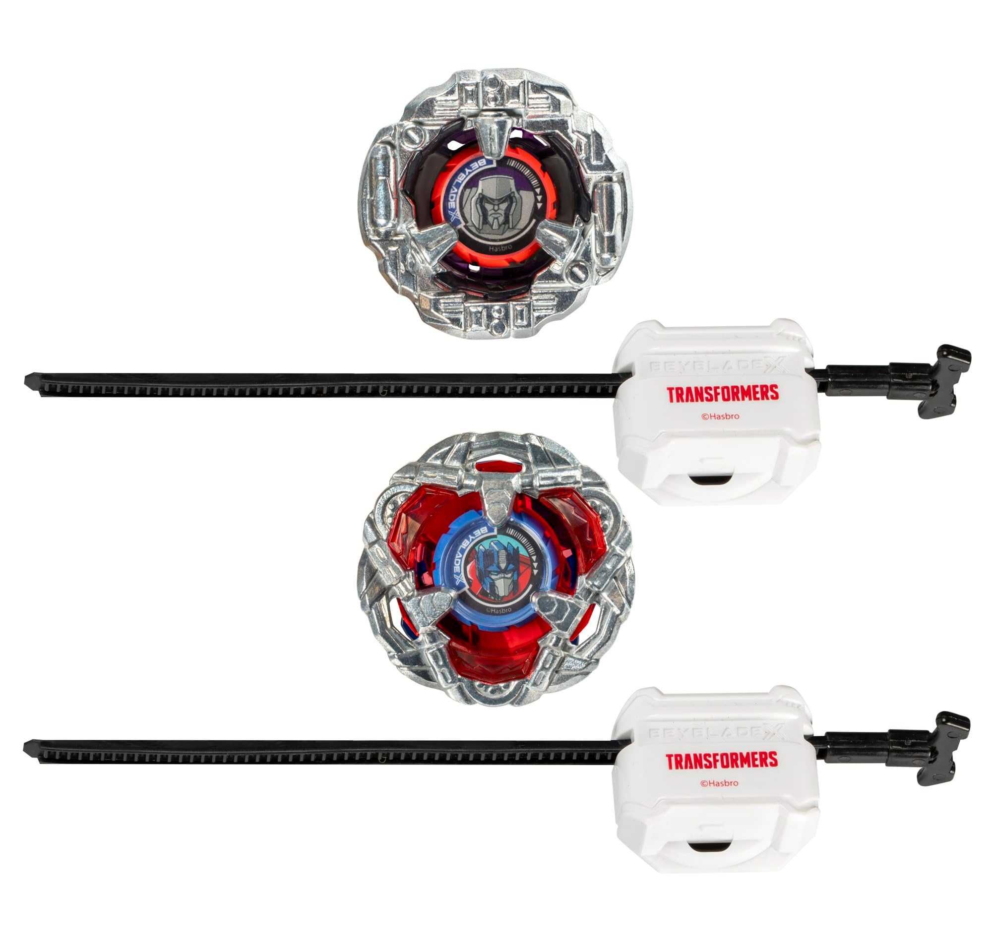 2pak Beyblade X Transformers Collab Optimus Prime4-60P -Megatron4-80B