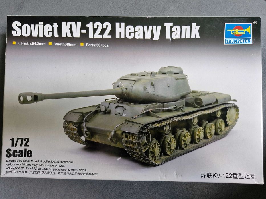 Trumpeter 07182 - Soviet KV-122 Heavy tank (1:72) V