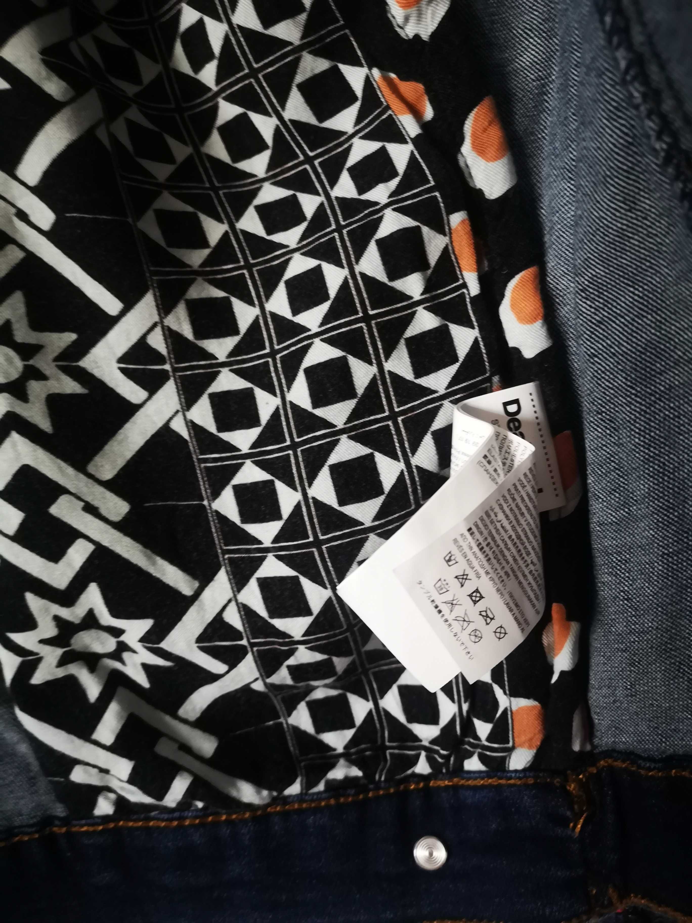 Desigual kurtka jeansowa 36 j. Nowa