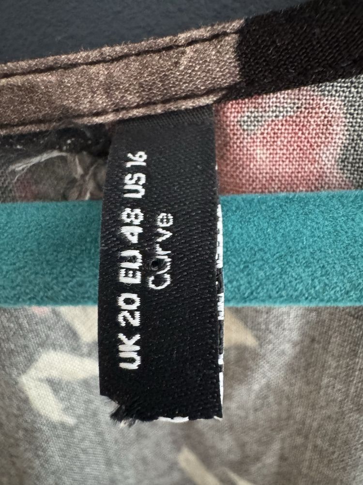 Sukienka nowa bez metki Asos Design Curve 48 wiskoza
