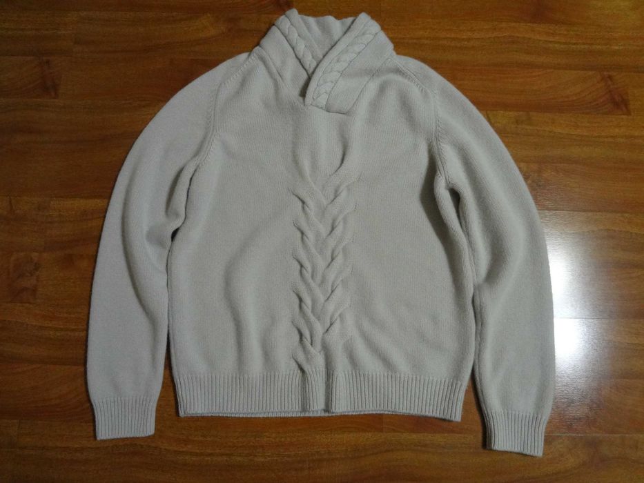 Francesko Smalto Thick Cashmere Sweater Cucinelli Zegna Оригинал!