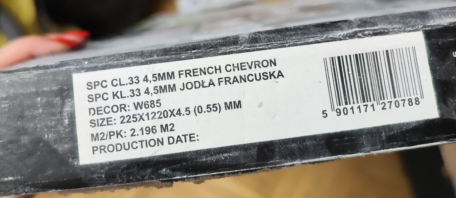 Panele winylowe jodełka Chevron Intenso Artens Leroy Merlin na klik