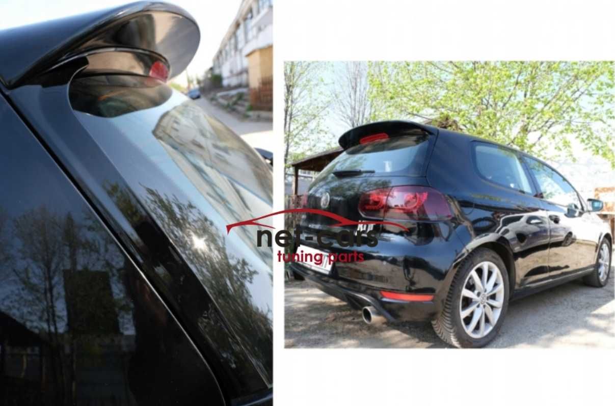 Spoiler Lotka Klapy prawa + lewa VW GOLF 6 R GTI czarny połysk