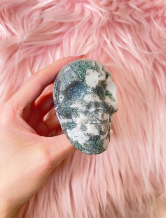 Agat Mszysty Czaszka • Wdzięczność • Obfitość • Regeneracja • Spokój