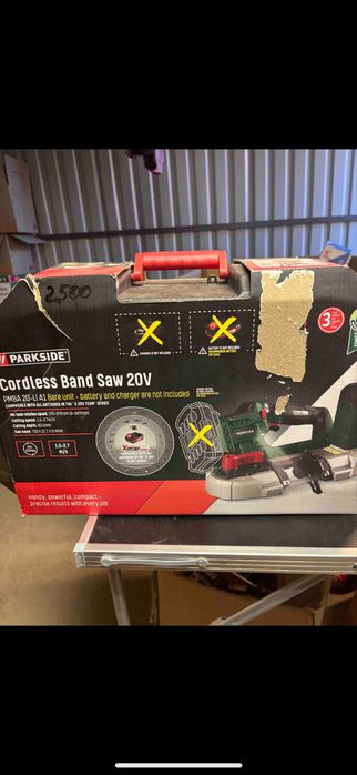 Ленточна піла по металу 20 v