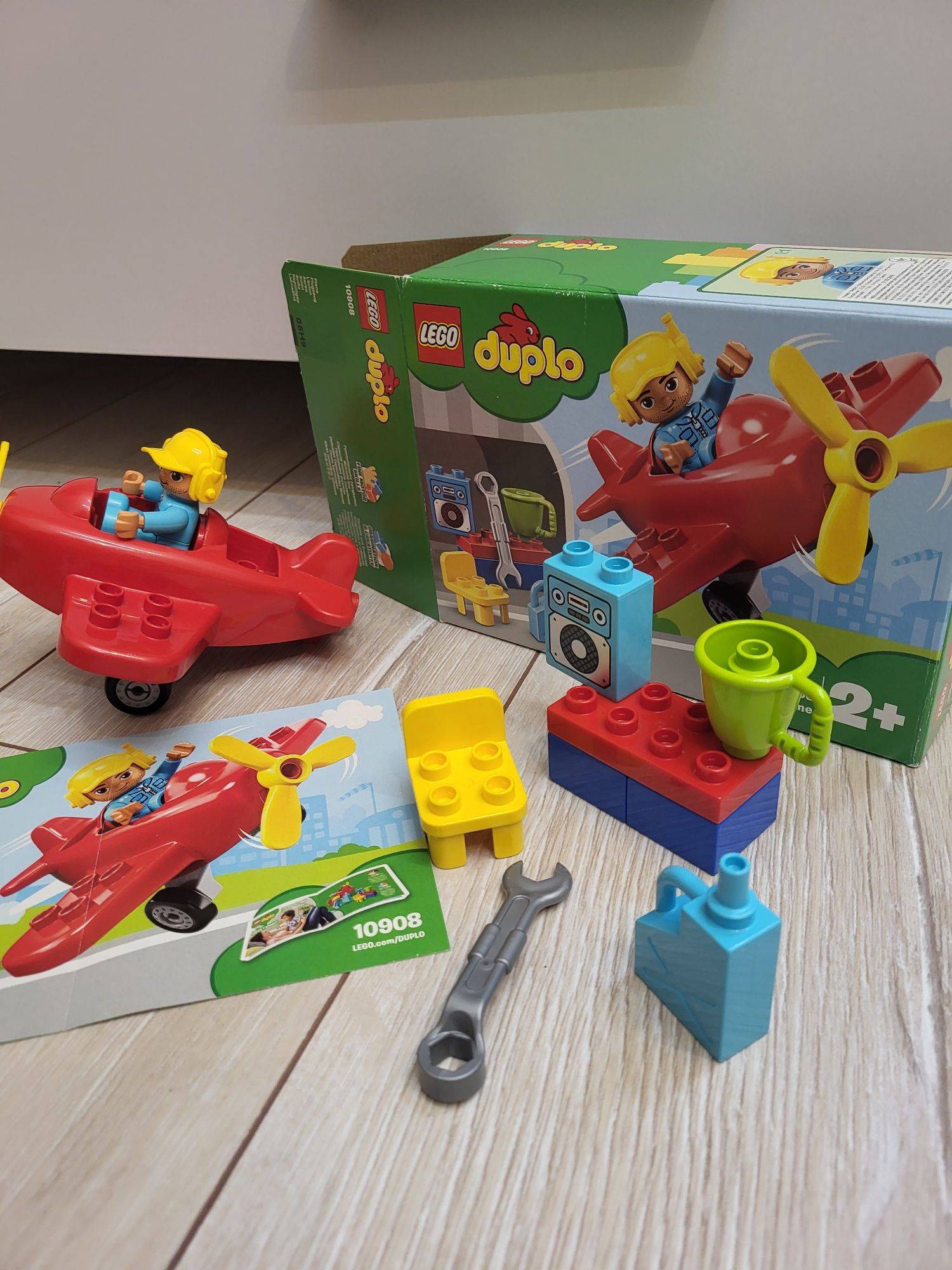 Lego duplo літак самолет 10908