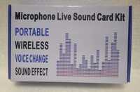 Microphone live sound Card Kit