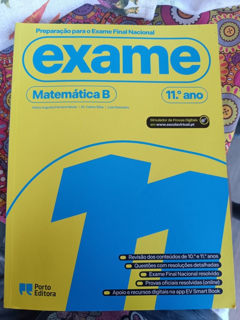 Livro de preparação para o exame nacional  de matemática B