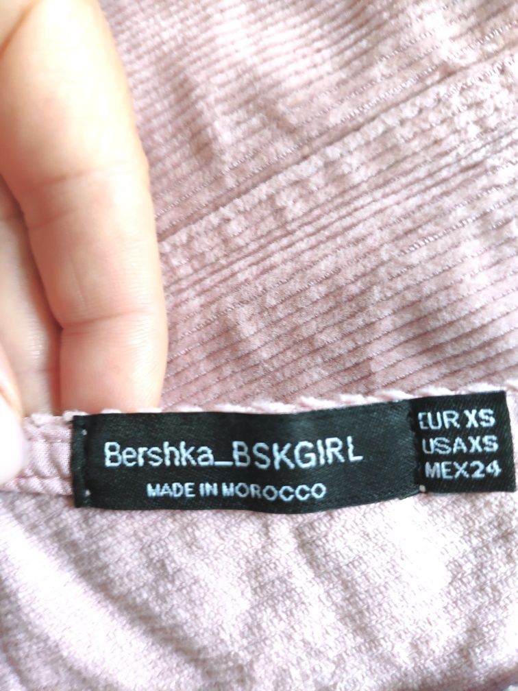 bershka bskgirl жіночий бавовняний вельветовий сарафан для дівчинки