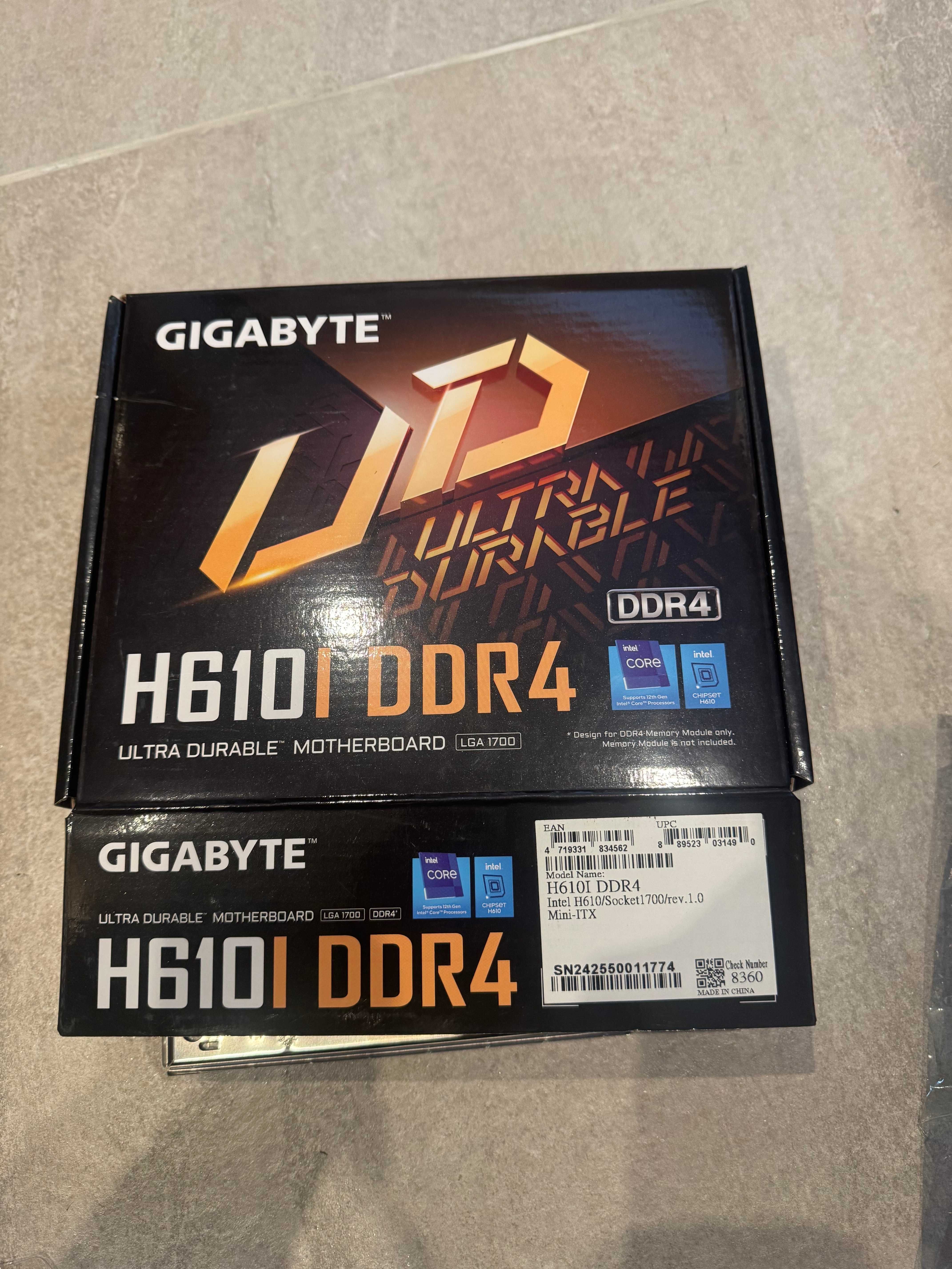 Płyta główna Gigabyte H610I DDR4 mini ITX, gwarancja