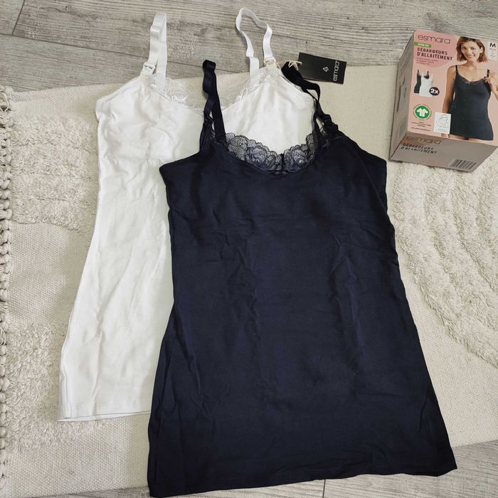 Майка для годуючих мам Esmara для грудного вигодовування набір 2 шт.