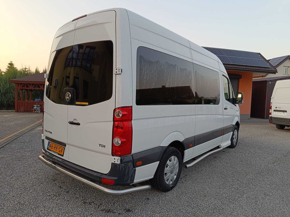 Volkswagen Crafter 2,0 TDI 2013 r 9 osobowy winda dla wózków Opłacony