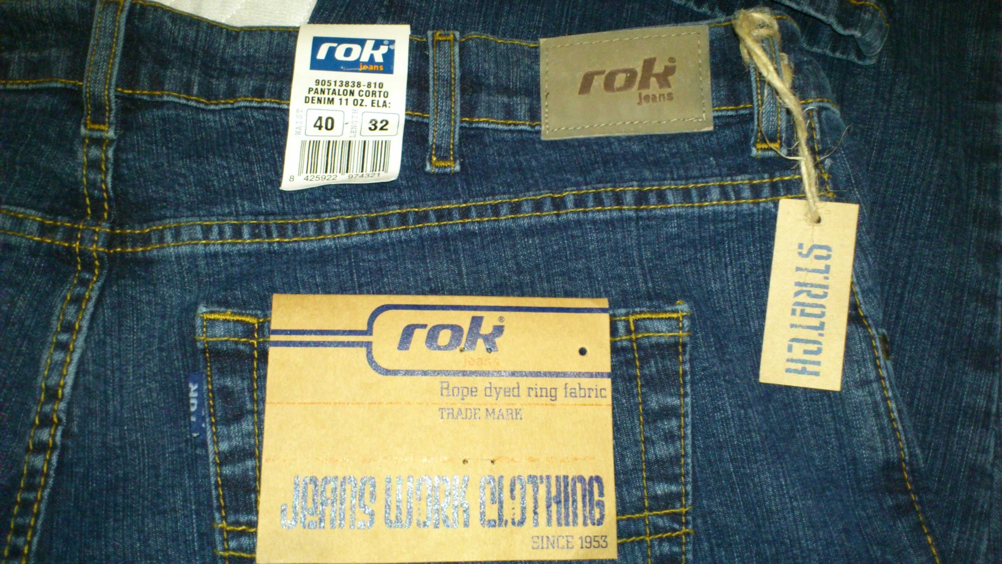 Джинсы рабочие ROK.НОВЫЕ, Испания,40/32,тёмно-синие,плотные,W-47,L-110