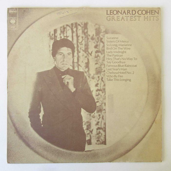 LEONARD COHEN - Greatest Hits (Só Capa e Insert !)