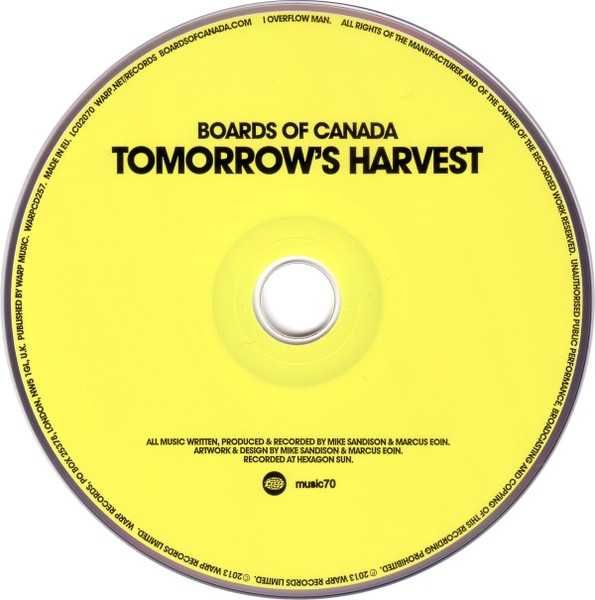 Boards Of Canada ‎– Tomorrow's Harvest