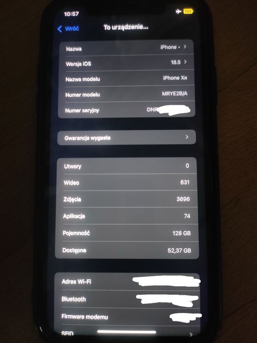 IPhone Xr 128gb kondycja 82% stan bd