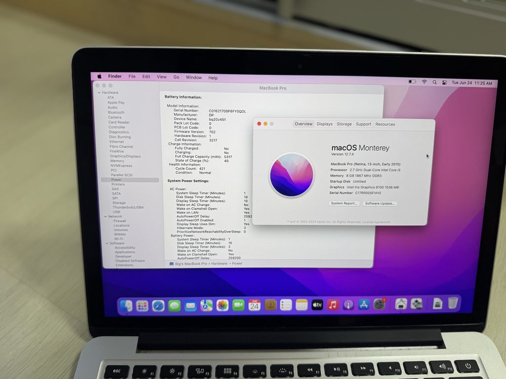 Macbook pro 2015 8 128 гарний стан