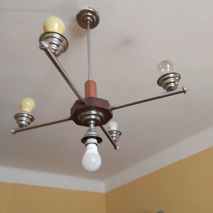 Żyrandol .PRL lata 50e.