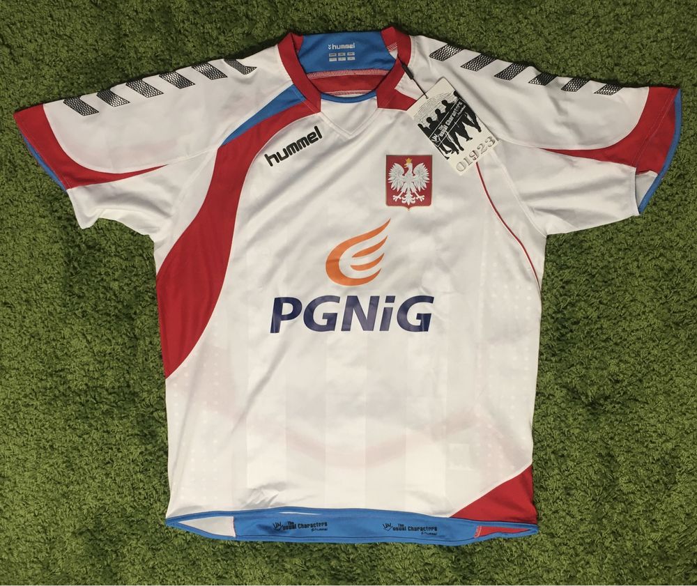 Koszulka meczowa Hummel Reprezentacji Polski Piłka Ręczna Biała