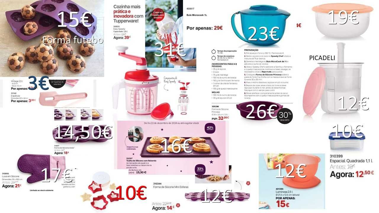 Artigos Tupperware - liquidação de stock
