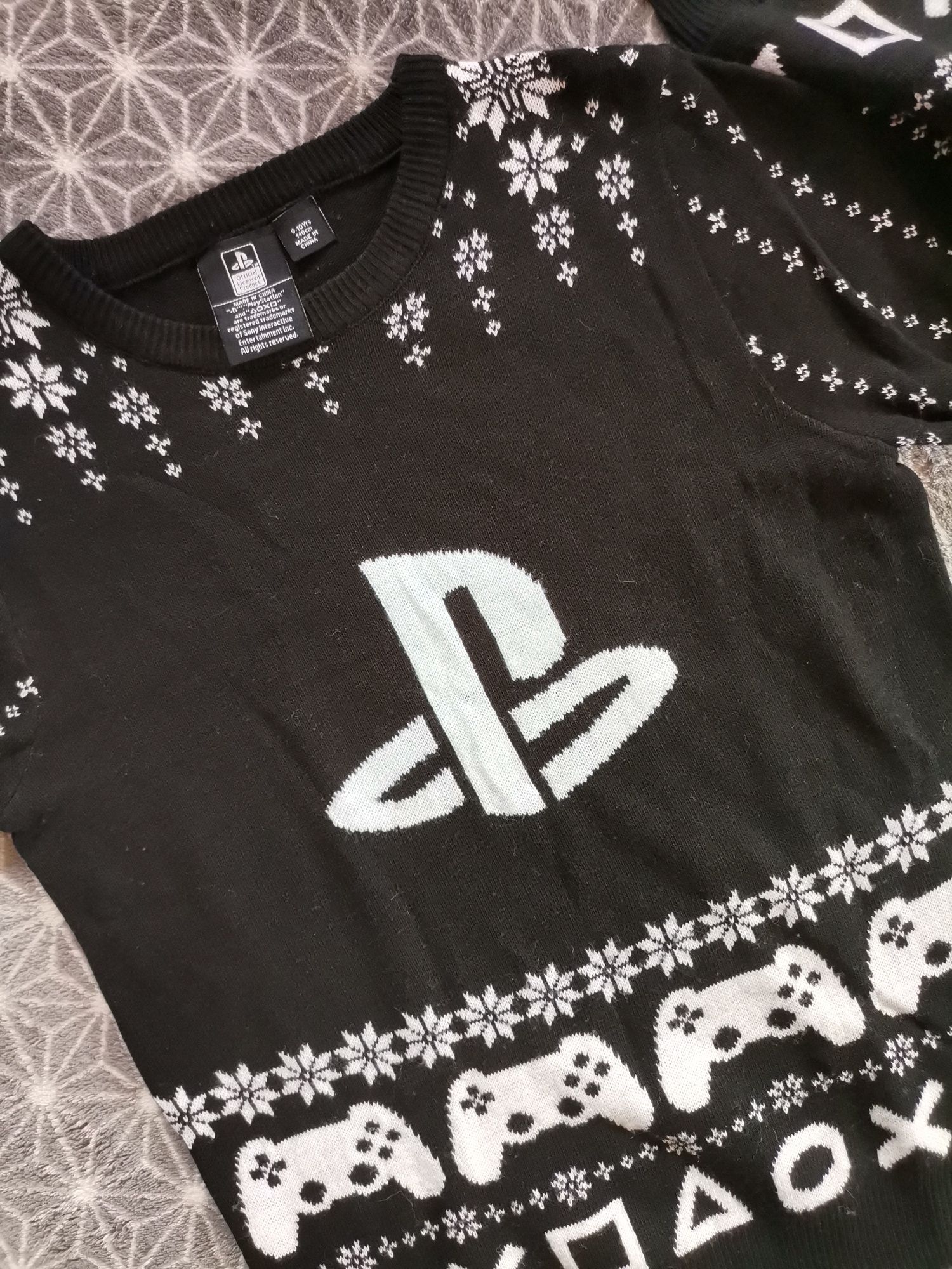Cudo sweter PlayStation 9-10lat 140 wysyłka