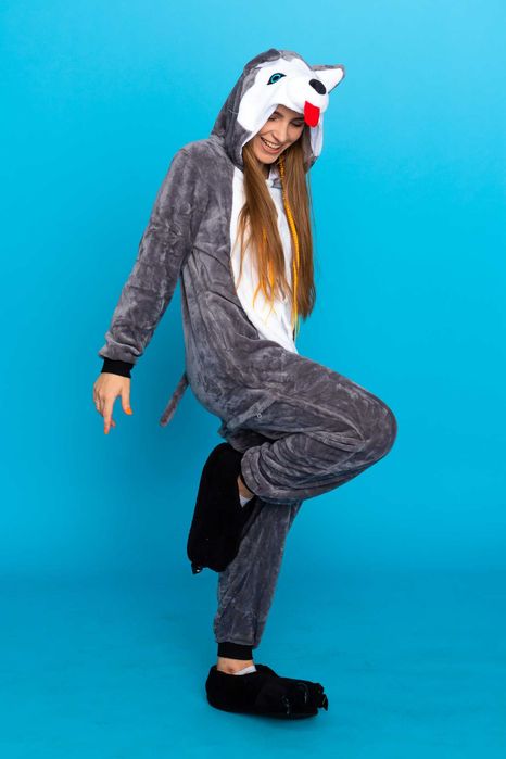 Пижама кигуруми для детей и взрослый. Костюм кегуруми  стич. пикачу